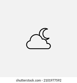 Cloud icon sign vector,Symbol, logo illustration for web and mobile