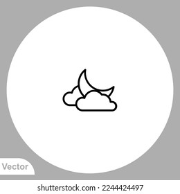 Cloud icon sign vector,Symbol, logo illustration for web and mobile