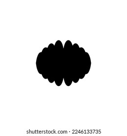 Cloud icon. Simple style weather poster background symbol. brand logo design element. Cloud t-shirt printing. Vector for sticker.