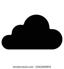 cloud icon, simple vector design