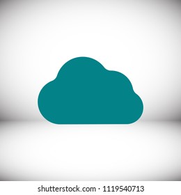cloud icon, stock vector illustration flat design style