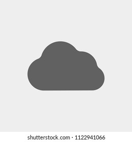 cloud icon. stock vector illustration flat design style.