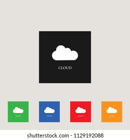 Cloud icon, stock vector illustration, EPS10.