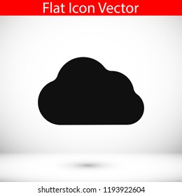 cloud icon, stock vector illustration flat design style