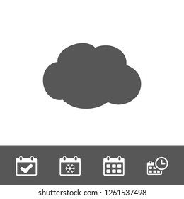 cloud icon stock vector illustration