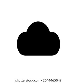 Cloud icon symbol for apps and websites. cloud sign and symbol
