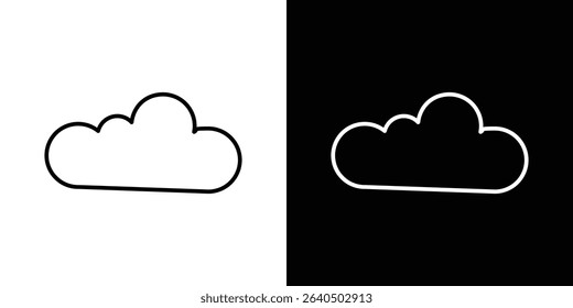 Cloud icon symbol concept for graphic design, Website, UI. EPS