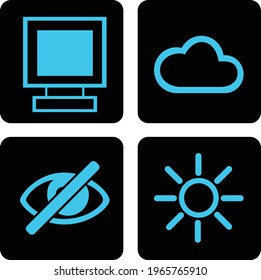 cloud icon symbol design web weather sign
