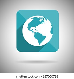 Cloud Icon Symbol Flat design. Vector illustration