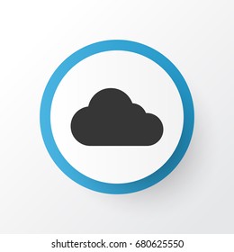 Cloud Icon Symbol. Premium Quality Isolated Overcast Element In Trendy Style.