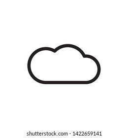 cloud icon symbol sign, logo template, vector, eps 10