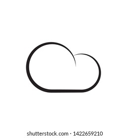 cloud icon symbol sign, logo template, vector, eps 10