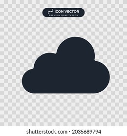 cloud icon symbol template for graphic and web design collection logo vector illustration