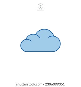 Cloud icon symbol template for graphic and web design collection logo vector illustration