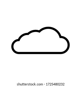 cloud icon symbol vector on white bakground 