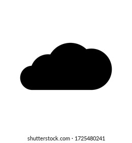cloud icon symbol vector on white bakground 