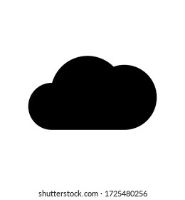 cloud icon symbol vector on white bakground 