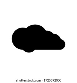 cloud icon symbol vector on white bakground 