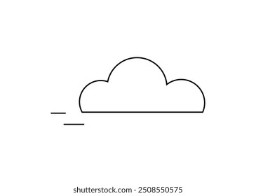 Cloud icon symbolizing cloud computing, data storage, digital transformation, and online business infrastructure in modern software solutions and business tech.