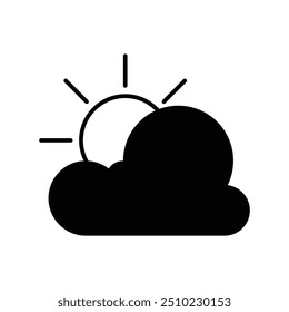 Icono de la nube o concepto de diseño negro del Vector de los símbolos.