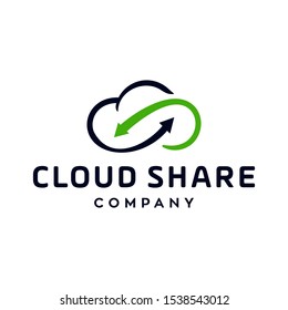cloud icon sync share arrow upload download logo vector file data hosting