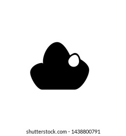 Cloud icon. System data sign