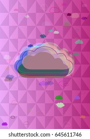 cloud icon texture