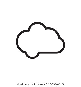 Cloud icon trendy design template