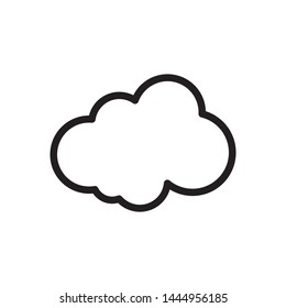 Cloud icon trendy design template