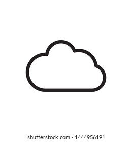 Cloud icon trendy design template