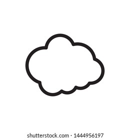 Cloud icon trendy design template