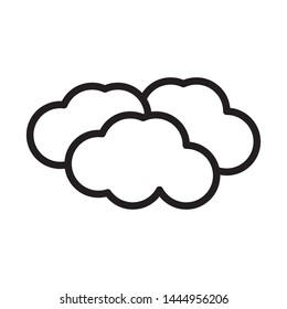 Cloud icon trendy design template