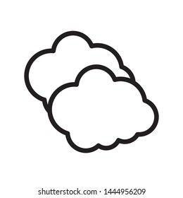 Cloud icon trendy design template