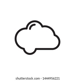 Cloud icon trendy design template