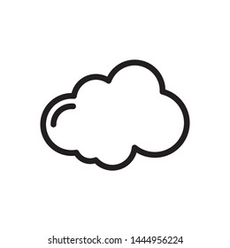 Cloud icon trendy design template