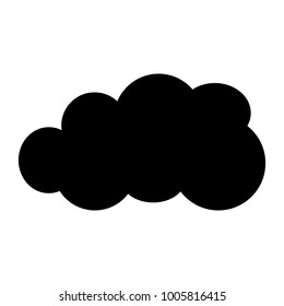 Cloud icon in trendy flat style. Cloud icon page symbol for your web site design Cloud icon and logo, app, UI.