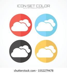 cloud icon in trendy flat style isolated on background. cloud icon page symbol for your web site design cloud icon logo, app, UI. cloud icon Vector illustration, EPS10.