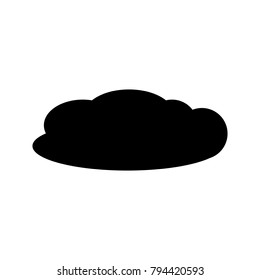 Cloud icon in trendy flat style. Cloud icon page symbol for your web site design Cloud icon and logo, app, UI.