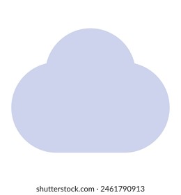 Cloud icon for uiux, web, app, infographic, etc