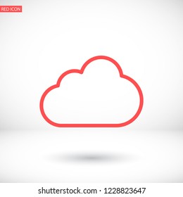 Cloud icon vector 10 EPS