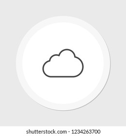 Cloud icon vector 10 EPS