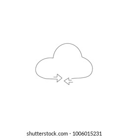 Cloud icon vector