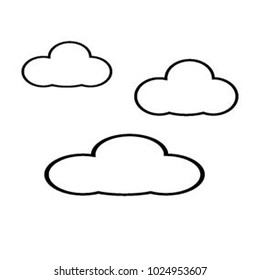 Cloud icon vector