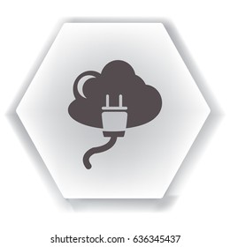 Cloud Icon Vector.