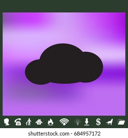 Cloud Icon Vector.