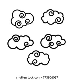 cloud icon vector