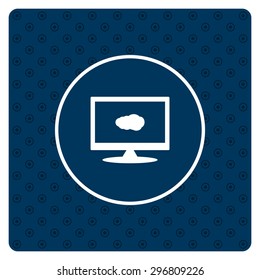 cloud. icon. vector design