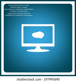 cloud. icon. vector design