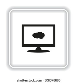 cloud. icon. vector design