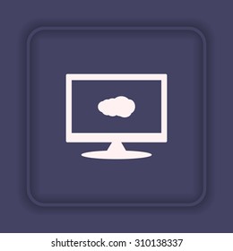 cloud. icon. vector design